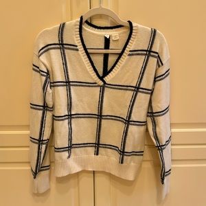 Anthropologie plaid sweater
